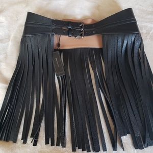BCBGmaxazria fringe belt NWT